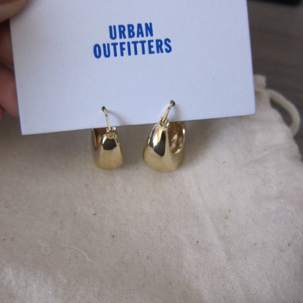 Urban Outfitters Gold Earrings New